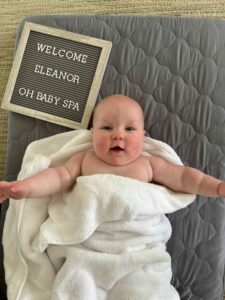 Welcome Eleanor to Oh Baby Spa